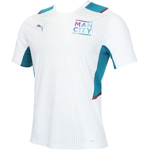 ＜サッカーショップ加茂＞ 50%OFF！ プーマ MCFC TR SS シャツ PUMA WHITE-OCEAN DEPTHS サッカー