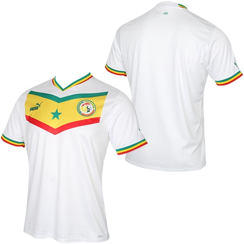  プーマ 2022 セネガル代表 HOMEレプリカユニフォーム プーマ ホワイト/ペッパー グリーン サッカー