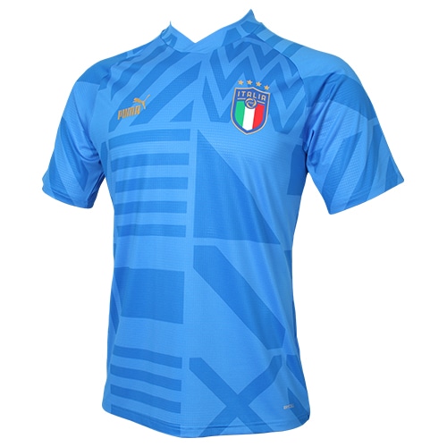 30%OFF！ プーマ FIGC HOME PM SSシャツ イグナイトブルー/エレクトリック ブルー レモネード サッカー画像