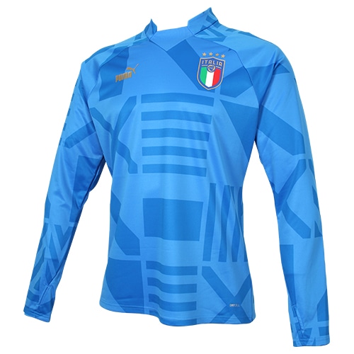 30%OFF！ プーマ FIGC HOME PM ニットトップ イグナイトブルー/エレクトリック ブルー レモネード サッカーの画像