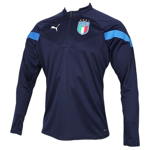 ＜サッカーショップ加茂＞ 30%OFF！ プーマ FIGC TR ウィンタージャケット ピーコート/イグナイトブルー サッカー