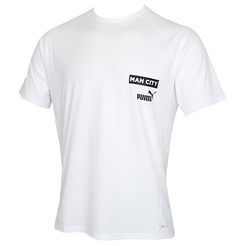 プーマ マンチェスター・シティ CASUALS Tシャツ プーマ ホワイト/プーマ ブラック サッカーの画像