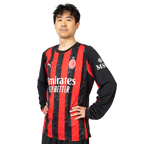 25-26 ACミラン HOME 長袖ユニフォーム