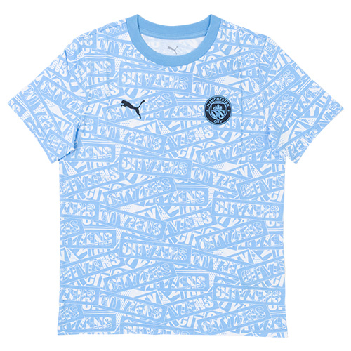 ジュニア マンチェスター・シティ FTBLCULTURE AOP Tシャツ