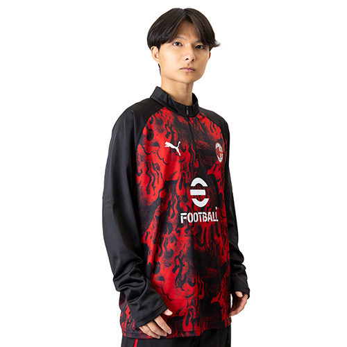 25-26 ACミラン プレマッチ 1/4 ジップトップ
