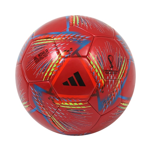 アディダス アル・リフラ コンペティション キッズ 4号球 メタリックレッド サッカーボールの画像