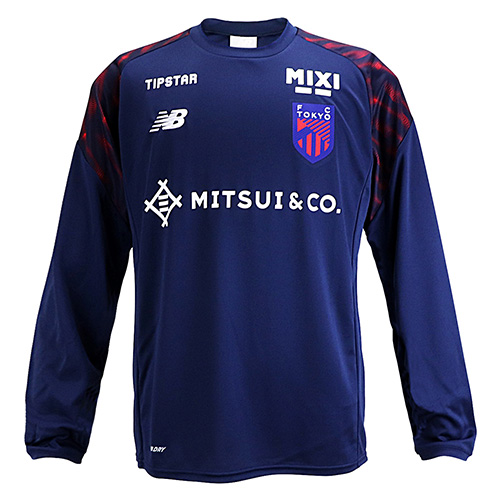 【受注予約】2026 FC東京 試合前練習着 選手用 長袖プラクティスシャツ