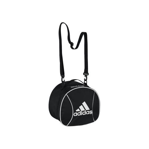 アディダス ボールバッグ １個入れ ブラック×ホワイト サッカーの画像