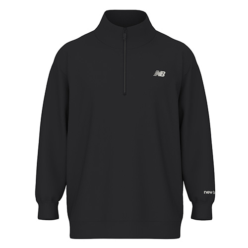 ダブルニットクォータージッププルオーバー 裏起毛