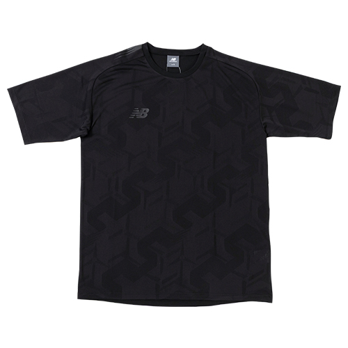 Black Out ジャガードメッシュニットショートスリーブTシャツ