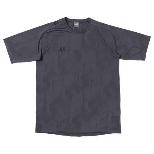 Black Out ジャガードメッシュニットショートスリーブTシャツ