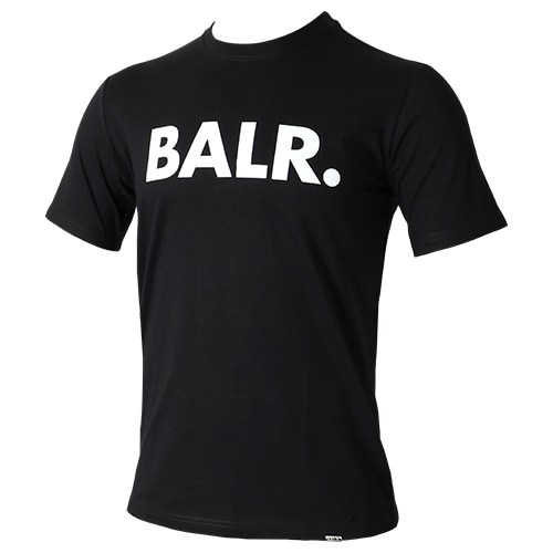 ボーラー BALR BRAND STRAIGHT Tシャツ ブラック サッカーウェアの大画像