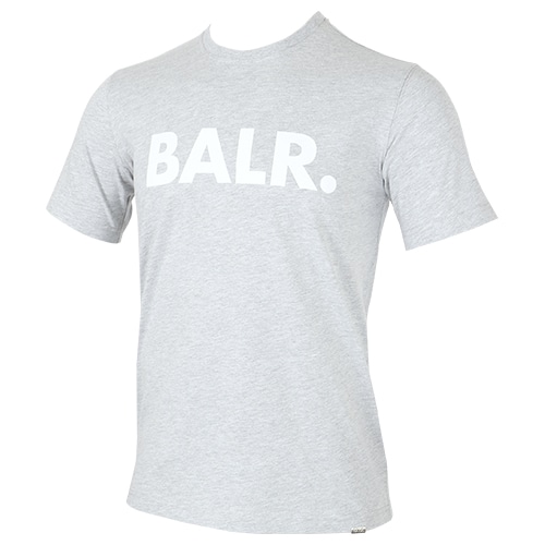 ボーラー BALR BRAND STRAIGHT Tシャツ グレー サッカーウェアの画像
