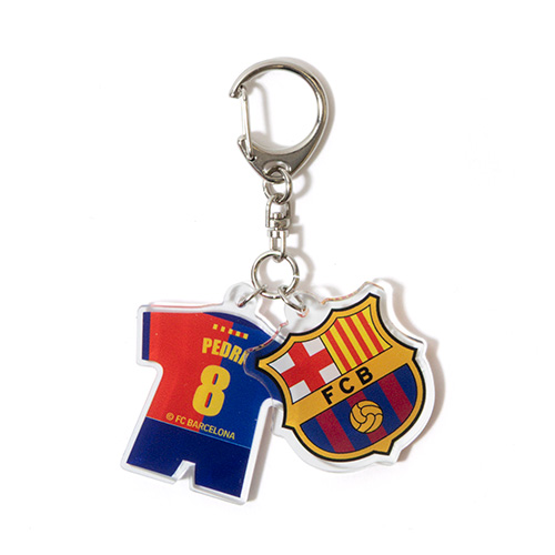FCバルセロナ アクリル2連チャーム #8 PEDRI