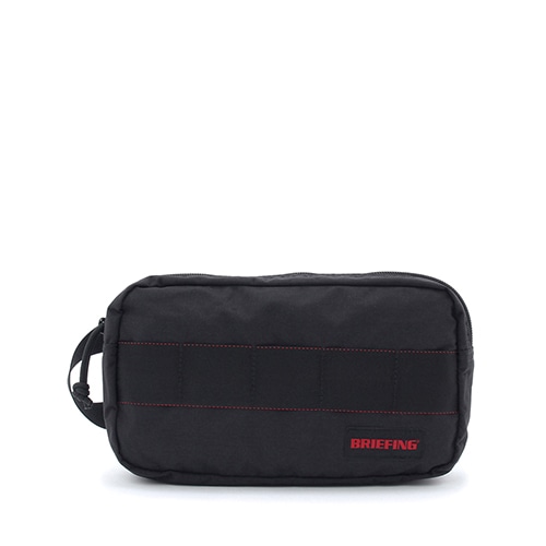 ＜サッカーショップ加茂＞ ブリーフィング ONE ZIP POUCH MW BLACK サッカー