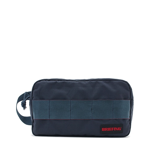 ブリーフィング ONE ZIP POUCH MW NAVY サッカーの画像