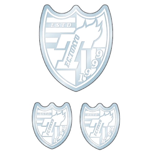 FC東京 ステッカー エンブレム(WHT)