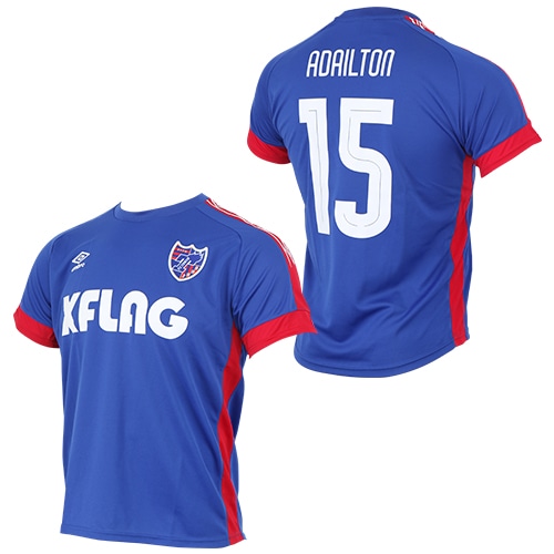 2020 FC東京 プレーヤーズTシャツ No.15 アダイウトン