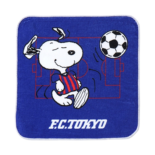 21 Fc東京 スヌーピーコラボミニタオル Blu サッカーショップkamo