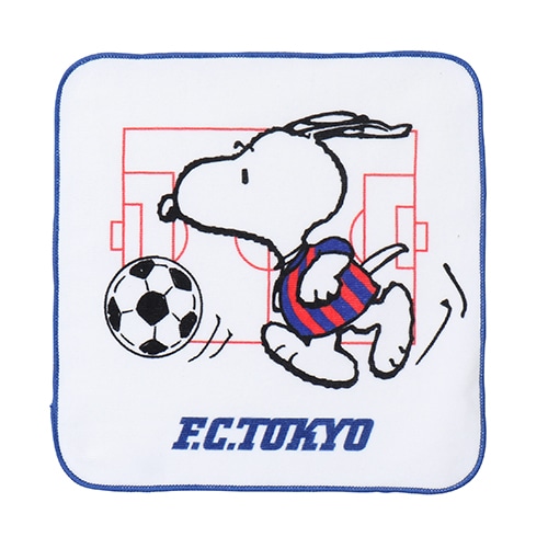 21 Fc東京 スヌーピーコラボミニタオル Wht サッカーショップkamo