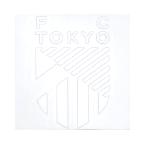 FC東京 カッティングステッカーエンブレム WHT サッカー