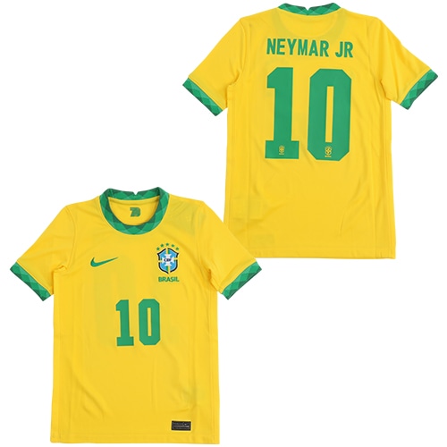 ジュニア ブラジル代表 ホームレプリカユニフォーム No 10 ネイマール 140cmサイズ サッカーショップkamo