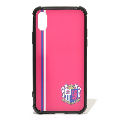 ＜サッカーショップ加茂＞ Jリーグマーケティング CO iPhoneXケース NS ピンク サッカー