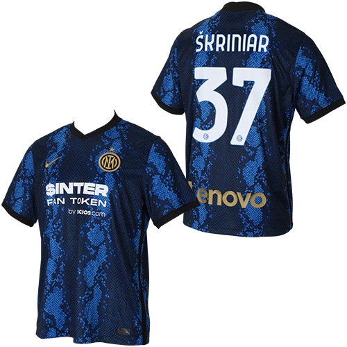 21 22 インテル Home レプリカユニフォーム No 37 シュクリニアル Xlサイズ サッカーショップkamo