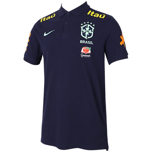 ナイキ 2022 ブラジル代表 NSW ポロシャツ ﾌﾞﾗｯｹﾝﾄﾞﾌﾞﾙｰ/ﾌﾞﾗｯｹﾝﾄﾞﾌﾞﾙｰ/(ｷｭｰｶﾝﾊﾞｰｶﾙﾑ) サッカー