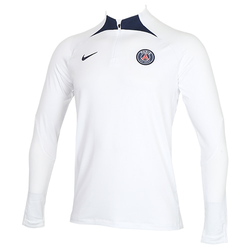 ＜サッカーショップ加茂＞ 30%OFF！ ナイキ PSG DF ストライク L/S ドリルトップ ﾎﾜｲﾄ/ﾎﾜｲﾄ/ﾐｯﾄﾞﾅｲﾄﾈｲﾋﾞｰ/(ﾐｯﾄﾞﾅｲﾄﾈｲﾋﾞｰ) サッカー