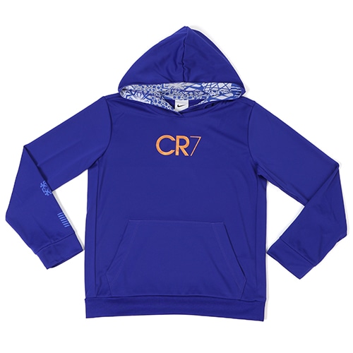 ＜サッカーショップ加茂＞ ナイキ ジュニア CR7 Dri-FIT プルオーバー フーディ コンコード/ミディアムブルー サッカー