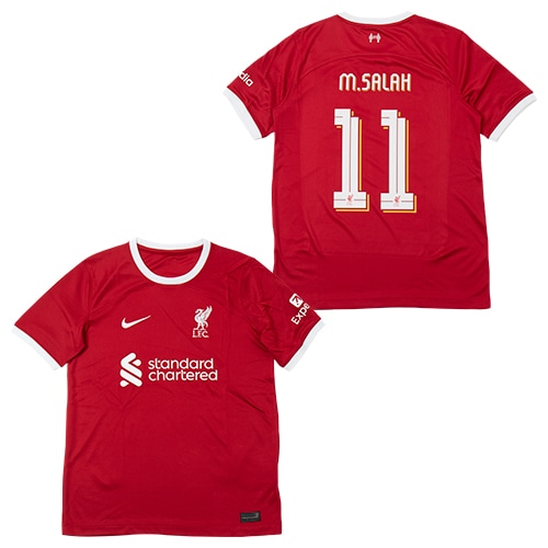 ジュニア 23-24 リヴァプールFC HOME レプリカユニフォーム #11 サラー(CUP戦)