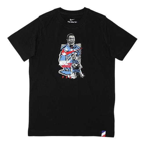 ナイキ ジュニア 2022 フランス代表 プレイヤーTシャツ ﾌﾞﾗｯｸ サッカーの大画像