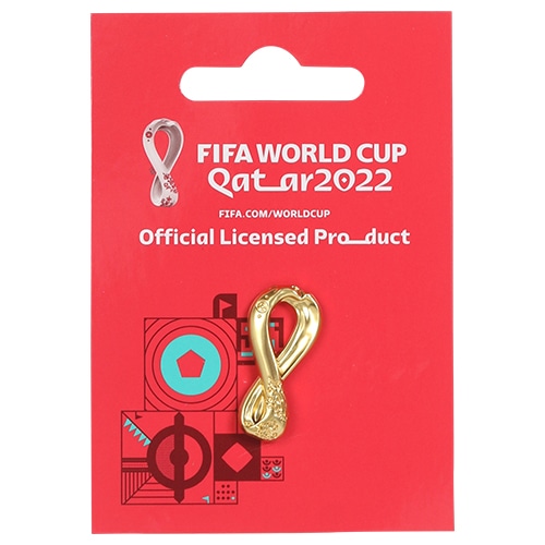 FIFAワールドカップ 2022 WC ピンバッジ(ロゴ) サッカーの画像