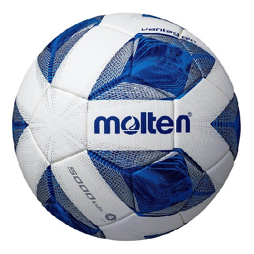 モルテン ヴァンタッジオ 5000 キッズ 4号球 ホワイト×ブルー サッカーボールの大画像