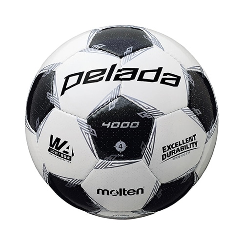 モルテン ペレーダ4000 ホワイト×メタリックブラック サッカーボール