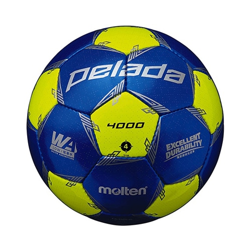 ＜サッカーショップ加茂＞ モルテン ペレーダ4000 4号球 ホワイト×メタリックレッド サッカーボール