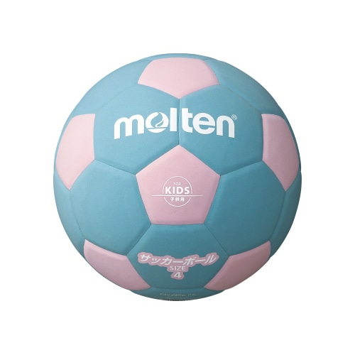 モルテン サッカー2200 軽量4号 PC ピンク×シアン サッカーボール画像