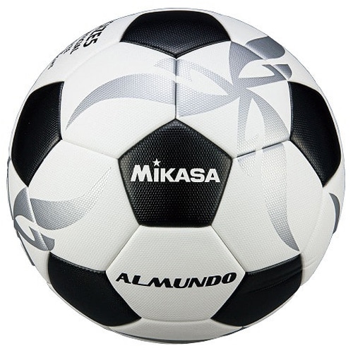 ミカサ サッカー5号ALMUNDO 検定球 貼り ホワイト/ブラック サッカーボール