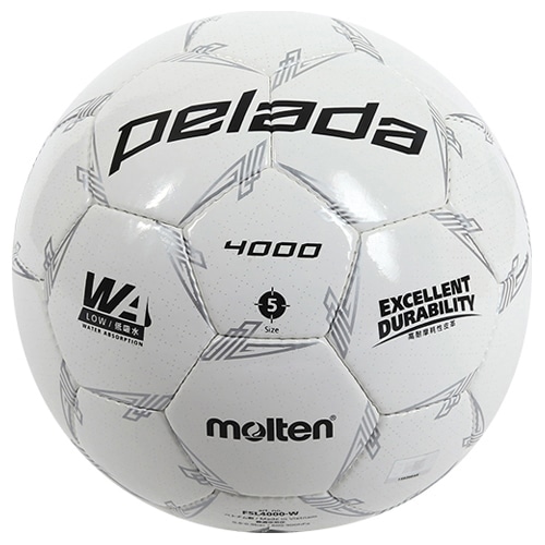 モルテン ペレーダ4000 5号球 ホワイト サッカーボール