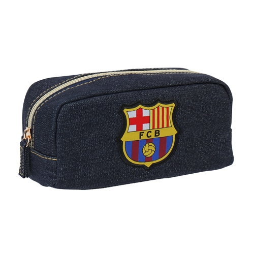 FCB デニム角型ポーチ
