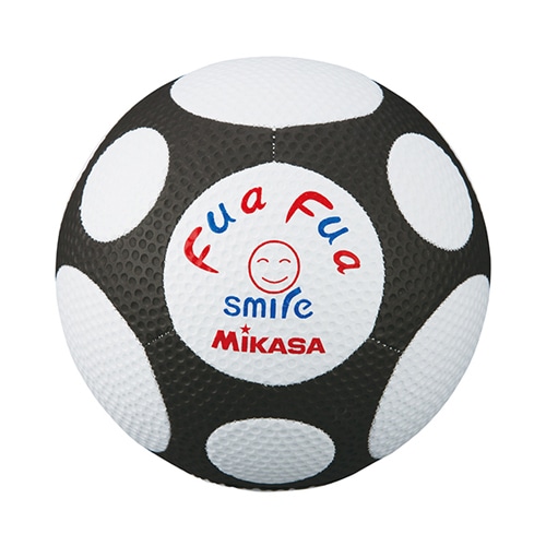 ミカサ ふぁふぁスマイルサッカー 4号球 ホワイト/ブラック サッカーボール
