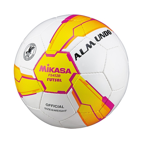 ミカサ フットサル ALMUNDO 4号球 イエロー/ピンク サッカーボール