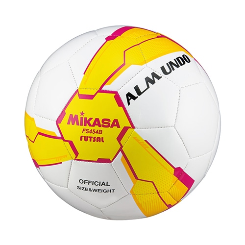 ミカサ フットサル ４球号 レジャー用 イエロー/ピンク サッカーボール