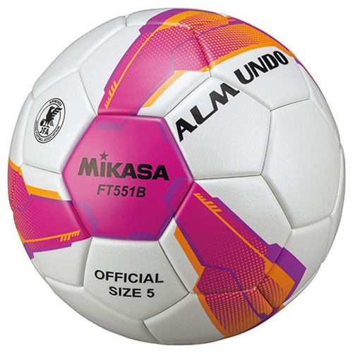 ＜サッカーショップ加茂＞ モルテン ヴァンタッジオ 4900 芝用 5号球 スノーホワイトピンク×ピンク サッカーボール