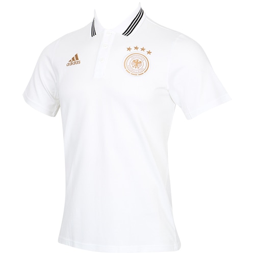  アディダス 2022 ドイツ代表 DNAポロシャツ ﾎﾜｲﾄ/ﾌﾞﾗｯｸ サッカー