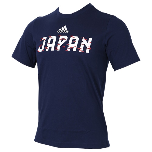  アディダス カントリーTシャツ ジャパン ﾁｰﾑﾈｲﾋﾞｰﾌﾞﾙｰ サッカーウェア