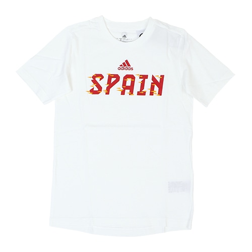 アディダス ジュニア カントリーTシャツ スペイン ﾎﾜｲﾄ サッカー画像