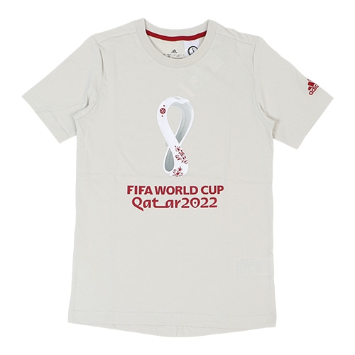 アディダス ジュニア WC 2022 オフィシャルエンブレム Tシャツ ﾀﾙｸ サッカー画像