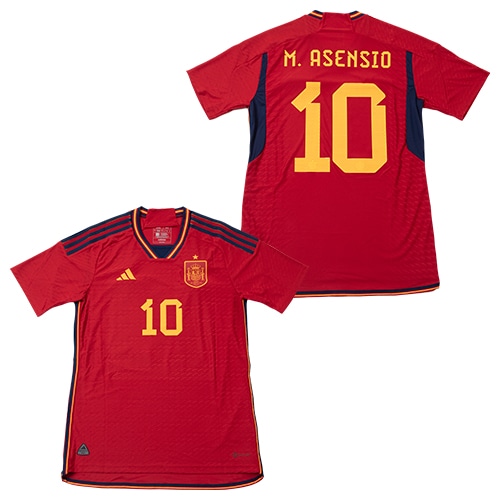2022 スペイン代表 HOMEオーセンティックユニフォーム #10 ASENSIO